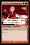Et mon doigt